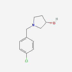 molecular formula C11H14ClNO B7893729 (S)-1-(4-chlorobenzyl)pyrrolidin-3-ol 