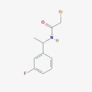 2-Bromo-N-(1-(3-fluorophenyl)ethyl)acetamide