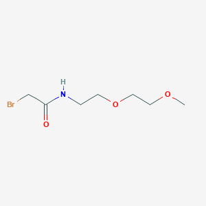 molecular formula C7H14BrNO3 B7893781 Bromoacetamide-m-PEG2 