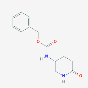 molecular formula C13H16N2O3 B7893793 benzyl N-(6-oxopiperidin-3-yl)carbamate 
