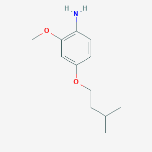 2-Methoxy-4-(3-methylbutoxy)aniline