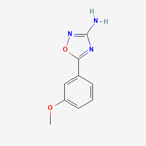 molecular formula C9H9N3O2 B7893841 5-(3-Methoxyphenyl)-1,2,4-oxadiazol-3-amine 