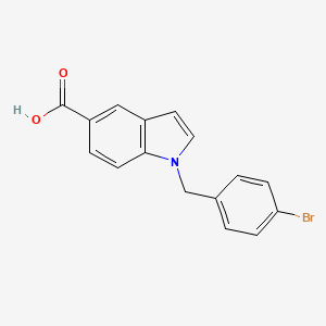 1-(4-Bromobenzyl)-1H-indole-5-carboxylic acid