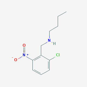Butyl[(2-chloro-6-nitrophenyl)methyl]amine