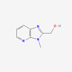 molecular formula C8H9N3O B7893892 (3-methyl-3H-imidazo[4,5-b]pyridin-2-yl)methanol 