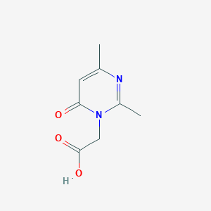 molecular formula C8H10N2O3 B7893915 2-(2,4-Dimethyl-6-oxopyrimidin-1(6H)-yl)acetic acid 