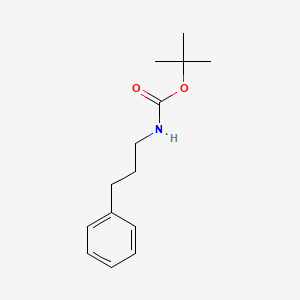 molecular formula C14H21NO2 B7893932 叔丁基(3-苯基丙基)氨基甲酸酯 
