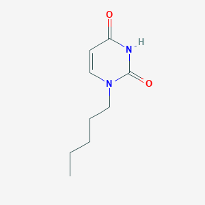 molecular formula C9H14N2O2 B7893958 1-Pentylpyrimidine-2,4(1H,3H)-dione 