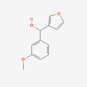 molecular formula C12H12O3 B7893995 3-Furyl-(3-methoxyphenyl)methanol 