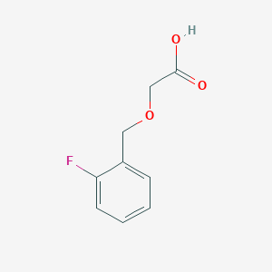 molecular formula C9H9FO3 B7894029 2-((2-Fluorobenzyl)oxy)acetic acid 