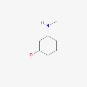 molecular formula C8H17NO B7894212 3-methoxy-N-methylcyclohexanamine 
