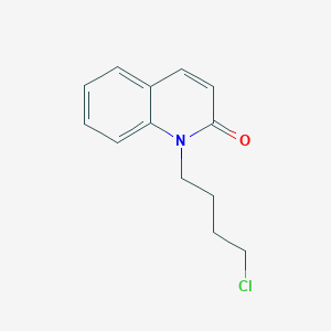 molecular formula C13H14ClNO B7894216 1-(4-chlorobutyl)-1H-quinolin-2-one 