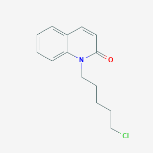 molecular formula C14H16ClNO B7894219 1-(5-chloropentyl)-1H-quinolin-2-one 