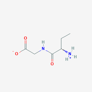 molecular formula C6H12N2O3 B7894221 N-(2-aminobutanoyl)glycine 