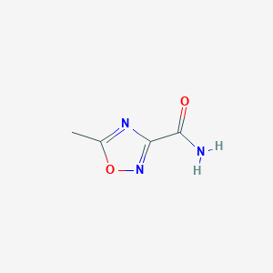 molecular formula C4H5N3O2 B7894293 5-甲基-1,2,4-恶二唑-3-甲酰胺 