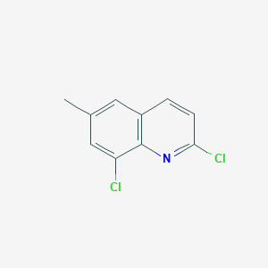 molecular formula C10H7Cl2N B7894355 2,8-二氯-6-甲基喹啉 