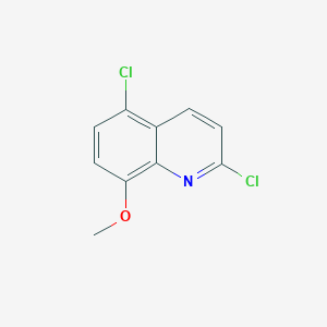 molecular formula C10H7Cl2NO B7894363 Quinoline, 2,5-dichloro-8-methoxy- CAS No. 74668-75-0