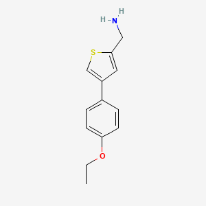 [4-(4-Ethoxyphenyl)thiophen-2-yl]methanamine