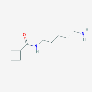 molecular formula C10H20N2O B7894441 N-(5-aminopentyl)cyclobutanecarboxamide 