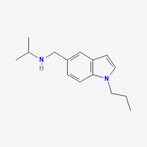 molecular formula C15H22N2 B7894478 (Propan-2-yl)[(1-propyl-1H-indol-5-yl)methyl]amine 