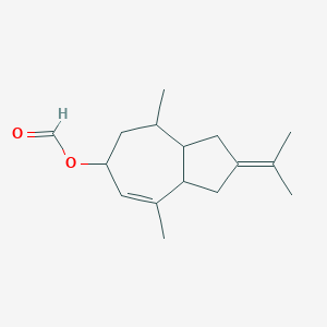 B078945 1,2,3,3a,4,5,6,8a-Octahydro-2-isopropylidene-4,8-dimethylazulen-6-yl formate CAS No. 10486-25-6