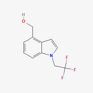 (1-(2,2,2-Trifluoroethyl)-1H-indol-4-yl)methanol