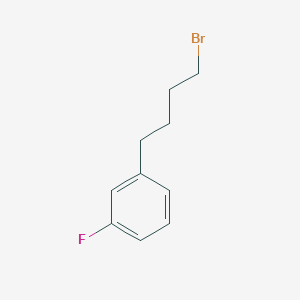 molecular formula C10H12BrF B7894562 1-(4-Bromobutyl)-3-fluorobenzene 