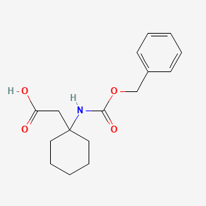 molecular formula C16H21NO4 B7894591 (1-Cbz-aminocyclohexyl)acetic acid 