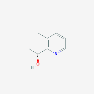 molecular formula C8H11NO B7894598 (1R)-1-(3-methylpyridin-2-yl)ethan-1-ol 