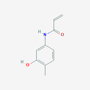 molecular formula C10H11NO2 B7894641 N-(3-hydroxy-4-methyl-phenyl)prop-2-enamide 