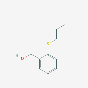 molecular formula C11H16OS B7894717 (2-(Butylthio)phenyl)methanol 