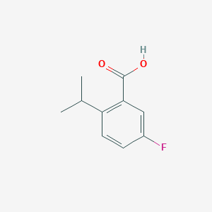 molecular formula C10H11FO2 B7894783 5-Fluoro-2-isopropylbenzoic acid 