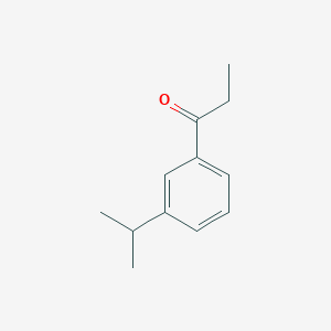 molecular formula C12H16O B7894791 3'-iso-Propylpropiophenone 