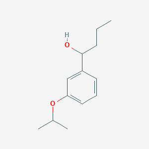 molecular formula C13H20O2 B7894793 1-(3-Isopropoxyphenyl)butan-1-ol 