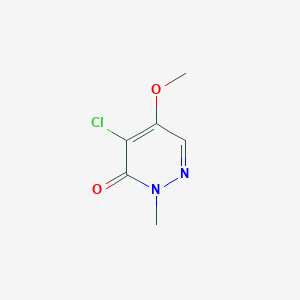 B078948 4-Chloro-5-methoxy-2-methylpyridazin-3(2H)-one CAS No. 14628-57-0