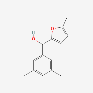 molecular formula C14H16O2 B7894814 (3,5-Dimethylphenyl)(5-methylfuran-2-yl)methanol 