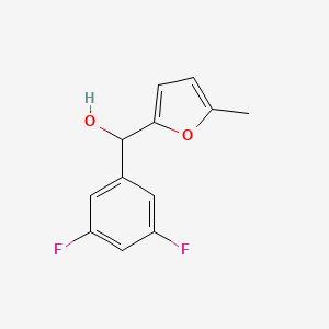 molecular formula C12H10F2O2 B7894819 (3,5-Difluorophenyl)(5-methylfuran-2-yl)methanol 