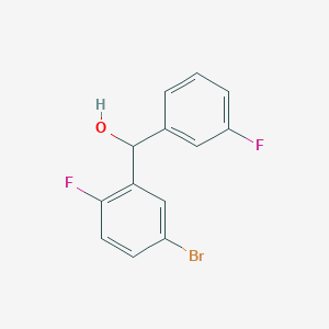 (5-Bromo-2-fluorophenyl)(3-fluorophenyl)methanol