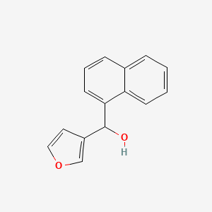 molecular formula C15H12O2 B7894854 Furan-3-yl(naphthalen-1-yl)methanol 