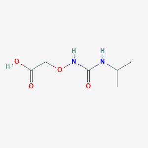molecular formula C6H12N2O4 B7894880 2-((3-Isopropylureido)oxy)acetic acid 