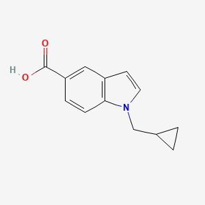 1-(Cyclopropylmethyl)-1H-indole-5-carboxylic acid