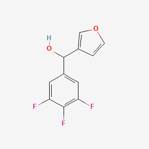 molecular formula C11H7F3O2 B7894932 3-Furyl-(3,4,5-trifluorophenyl)methanol 