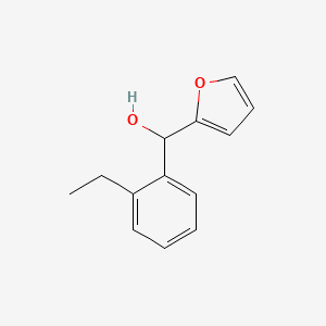 molecular formula C13H14O2 B7894959 (2-Ethylphenyl)(furan-2-yl)methanol CAS No. 60907-94-0