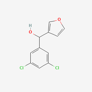 molecular formula C11H8Cl2O2 B7894961 3,5-Dichlorophenyl-(3-furyl)methanol 