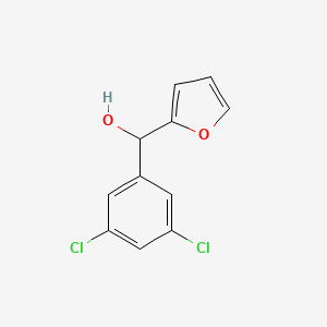 molecular formula C11H8Cl2O2 B7894969 (3,5-Dichlorophenyl)(furan-2-yl)methanol 
