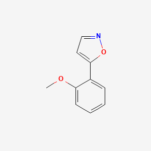 molecular formula C10H9NO2 B7895052 5-(2-Methoxyphenyl)isoxazole 