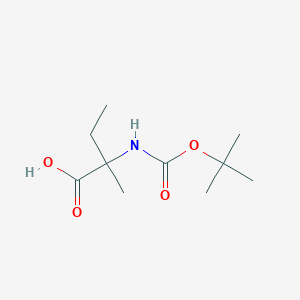 molecular formula C10H19NO4 B7895077 N-Boc-DL-isovaline 