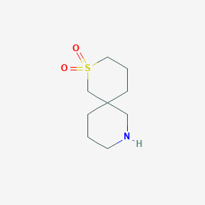 molecular formula C9H17NO2S B7895171 2-Thia-8-azaspiro[5.5]undecane 2,2-dioxide 