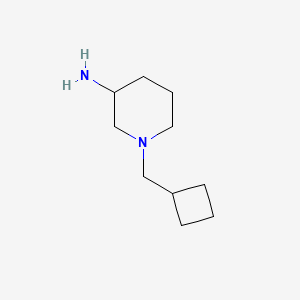 molecular formula C10H20N2 B7895181 1-(Cyclobutylmethyl)piperidin-3-amine 