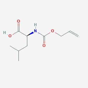 molecular formula C10H17NO4 B7895196 N-(allyloxycarbonyl)leucine CAS No. 98204-51-4